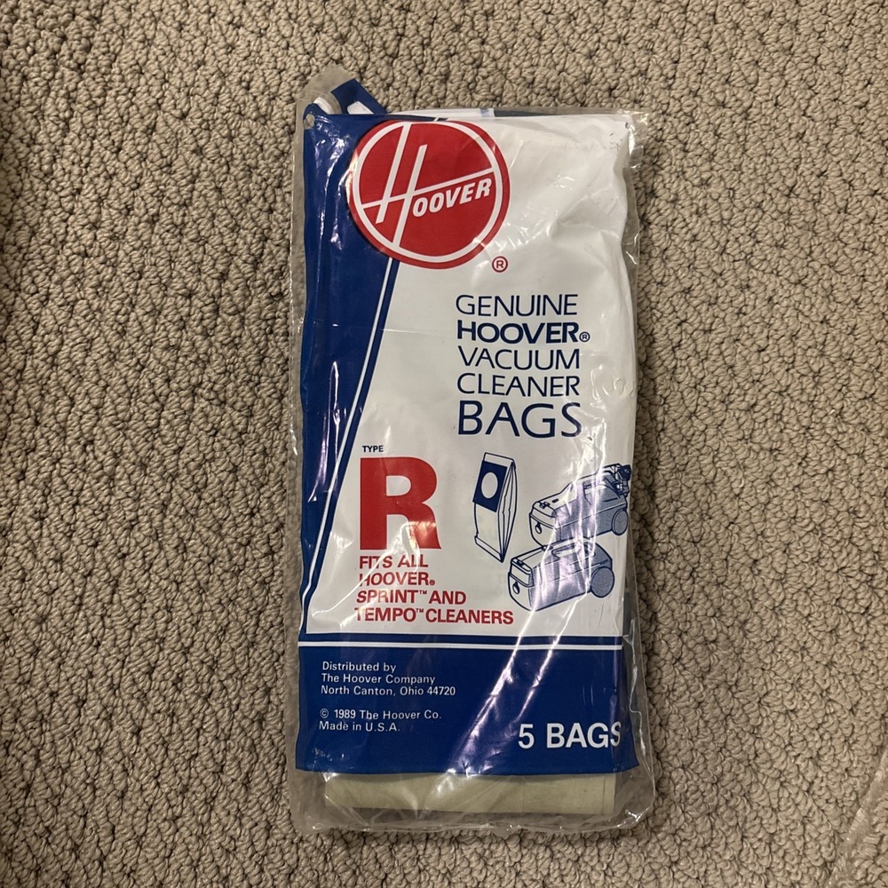 Hoover 4010063R Type R Vacuum Cleaner Bags 5-Pack